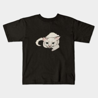 White Kitten Kids T-Shirt